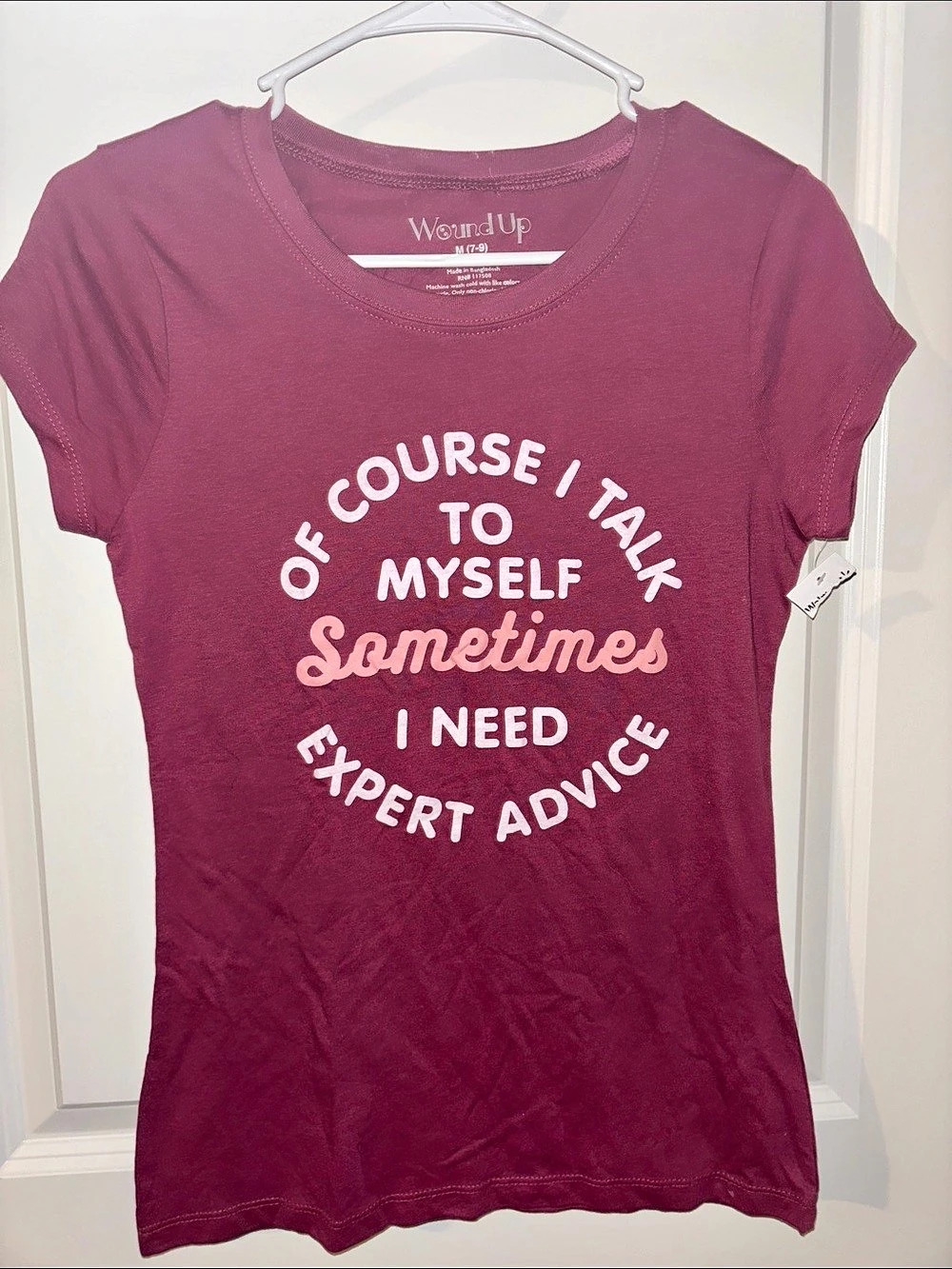 Wound Up Of Course I Talk to Myself Sometimes I Need Expert Advice Graphic Tee